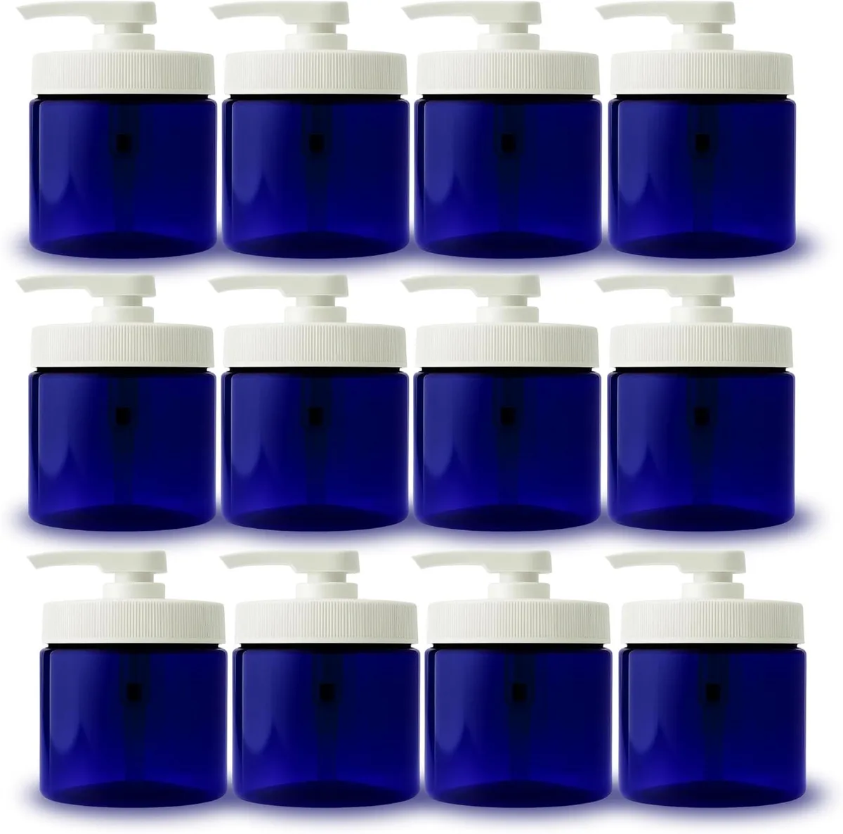 Vandue Corporation Vandue Corporation Specialty Structure 16oz Pump Jar Blue/White 12 Pack — product photo