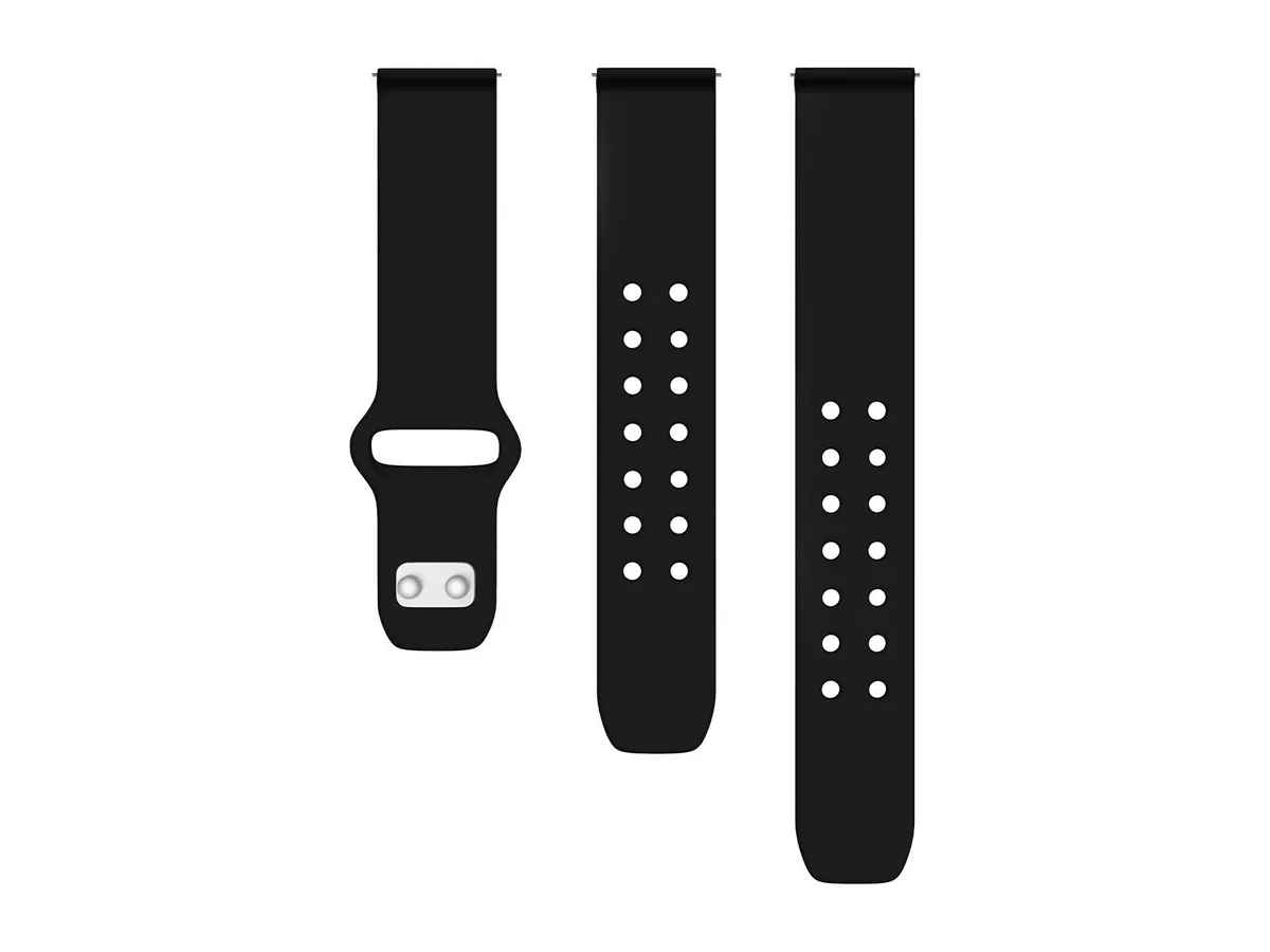 SAMSUNG SAMSUNG Quick Change Silicone Sport Watch Band 20mm Black — product photo