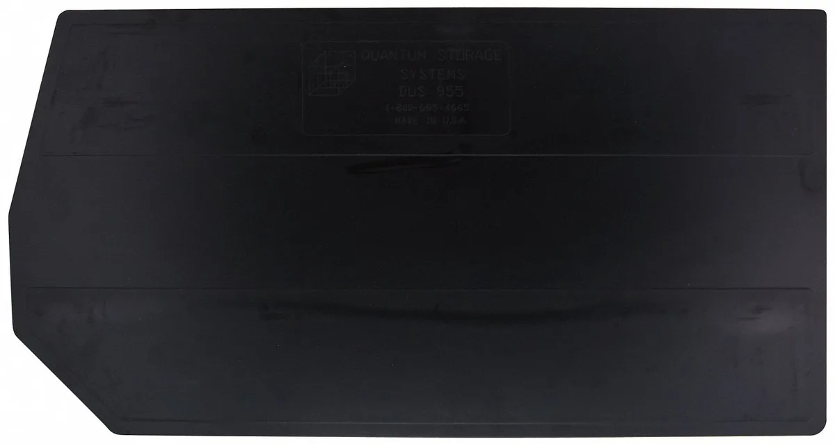 Quantum Storage Systems Quantum Storage Systems Divider Ultra Bin 21x11 Black PK6 — product photo