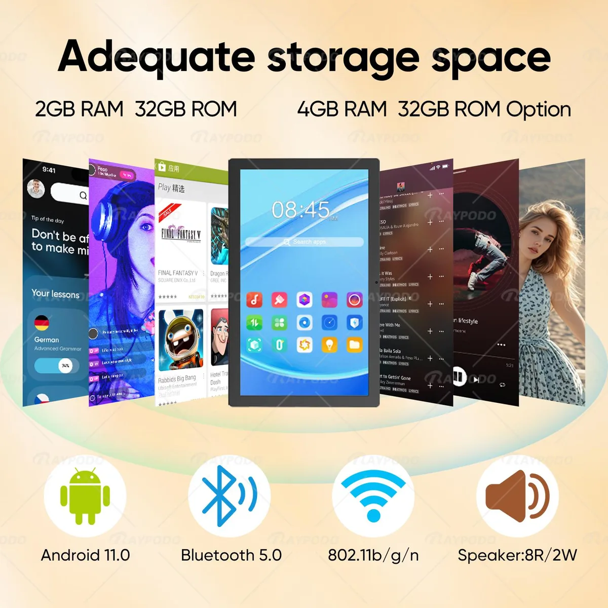RAYPODO RAYPODO 21.5" RK3568 Black 2GB+16GB Android 11 All-in-One PC — product photo