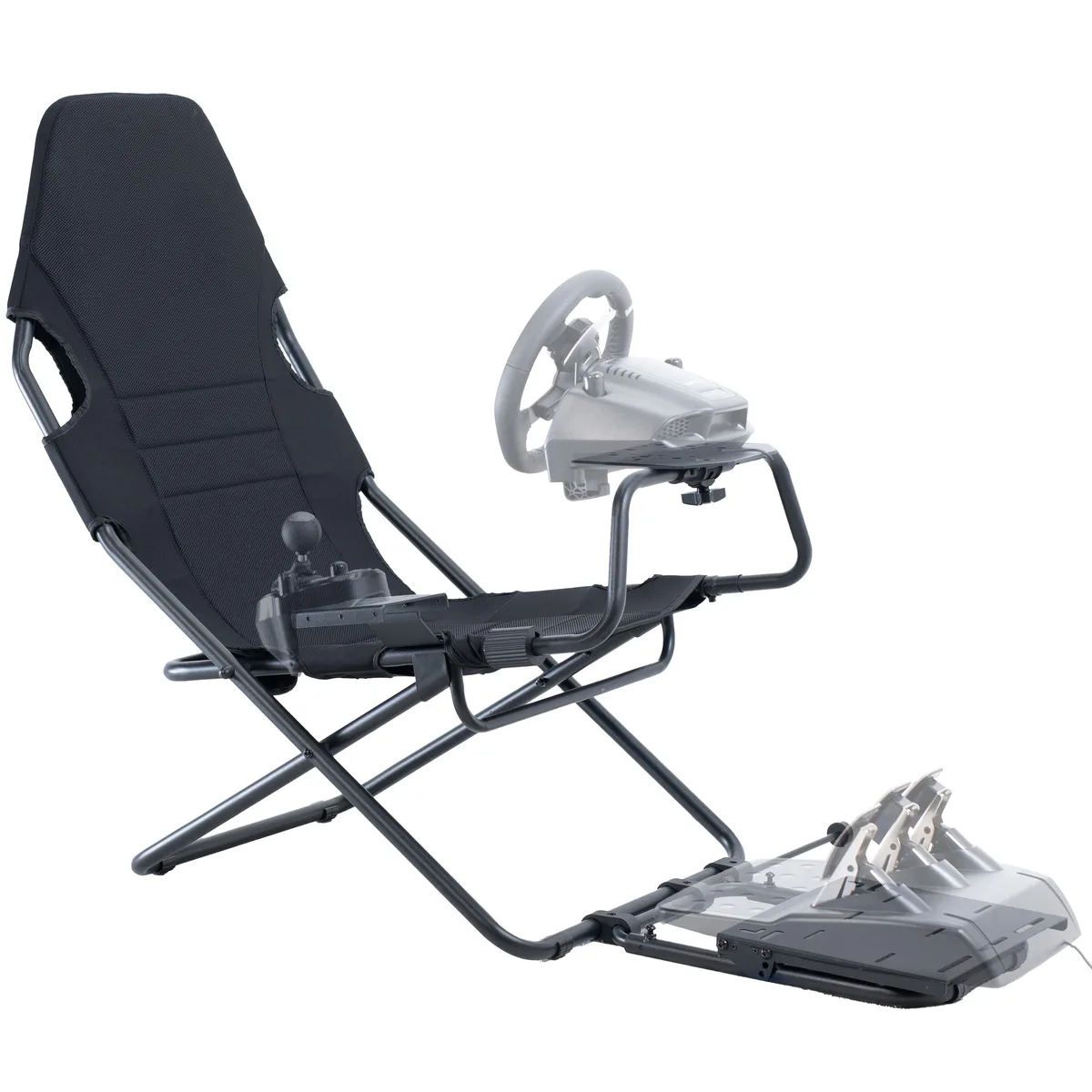 VIVO VIVO Black Folding Racing Simulator Cockpit gaming chair — product photo