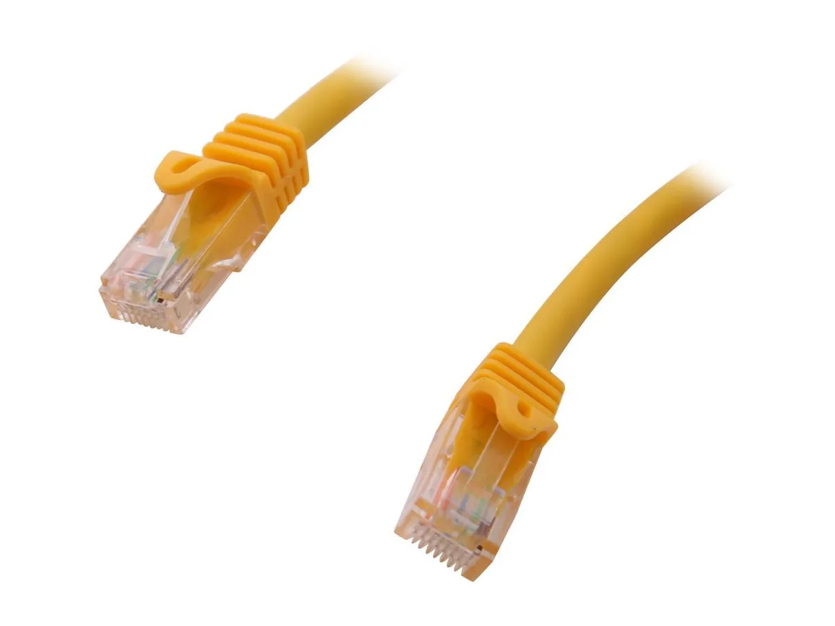 sakose sakose C6EB-50Y Cat 6 network ethernet cable 50 ft yellow — product photo