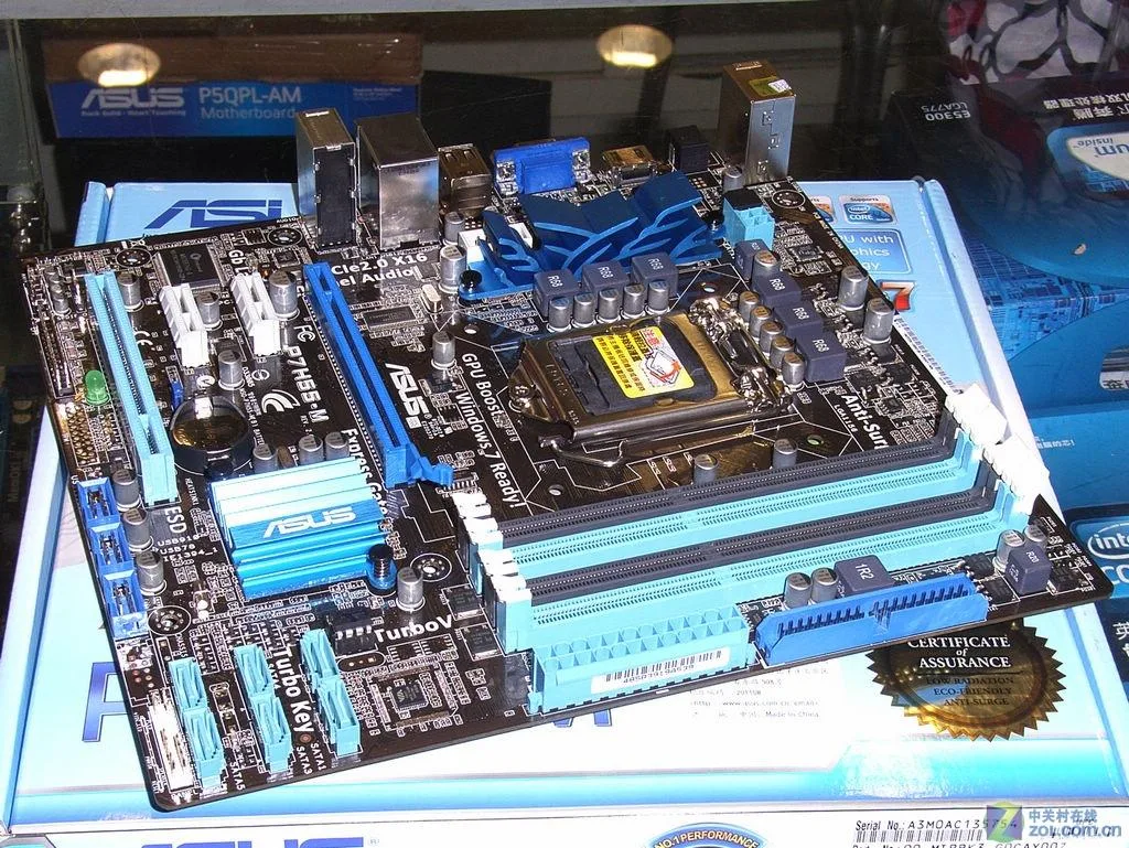 ASUS ASUS P7H55-M Intel H55 motherboard LGA 1156 DDR3 16GB — product photo