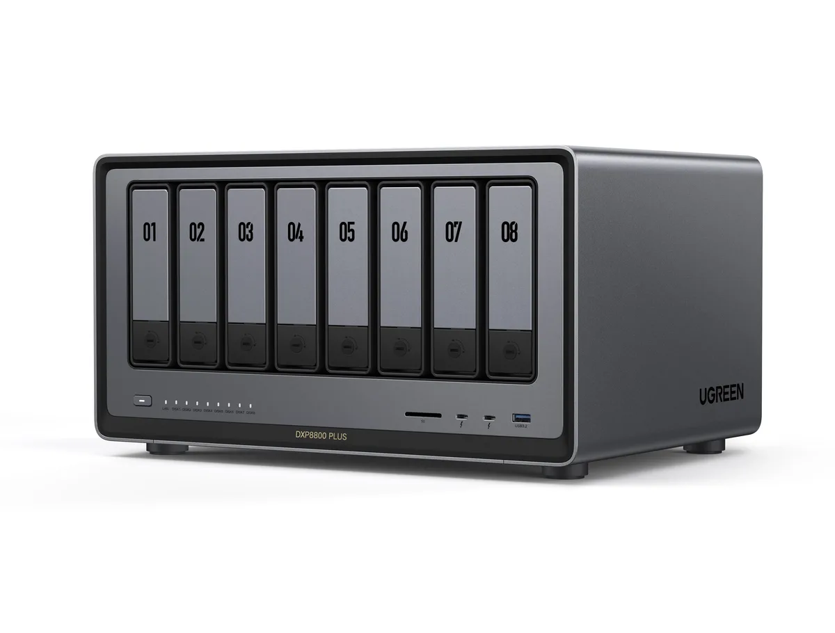Ugreen Group Limited Ugreen Group Limited DXP8800 Plus 8-Bay NAS Intel Core i5 1235U 8GB DDR5 — product photo