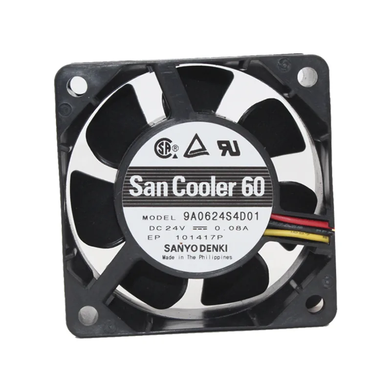 Fans Fans 9A0624S4D01Size case fan 24V 0.08A 4600 RPM 22.95 CFM 33 dBA — product photo