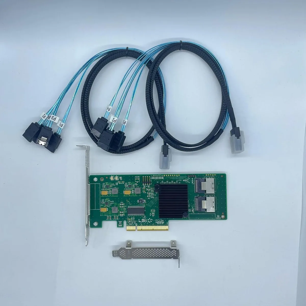 LSI LSI 9201-8i / 9211-8i P20 IT Mode SAS HBA 2×SFF-8087 — product photo
