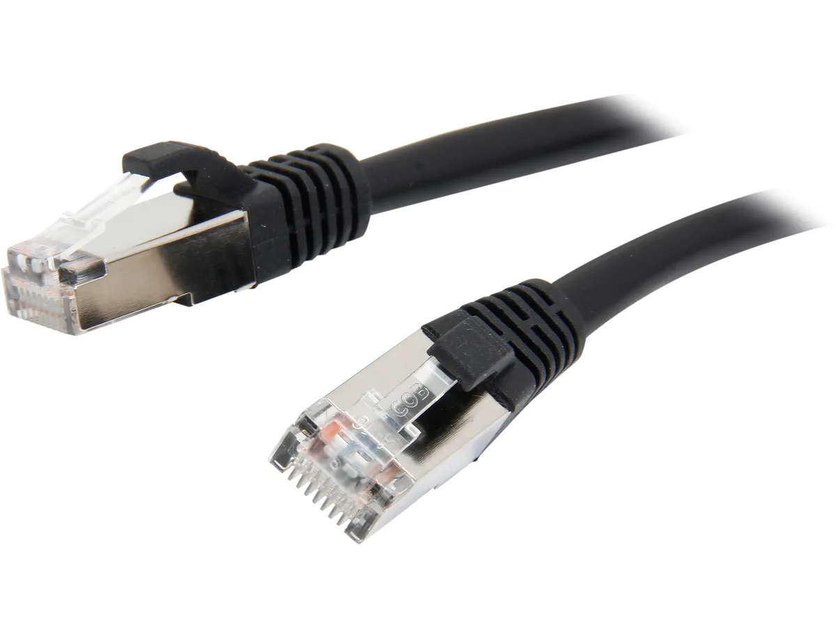 Cables To Go Cables To Go 28695 Cat5e Shielded Ethernet Cable 25 ft Black — product photo