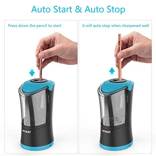 AFMAT AFMAT Rechargeable Electric Pencil Sharpener Blue 6-9.6mm — product photo