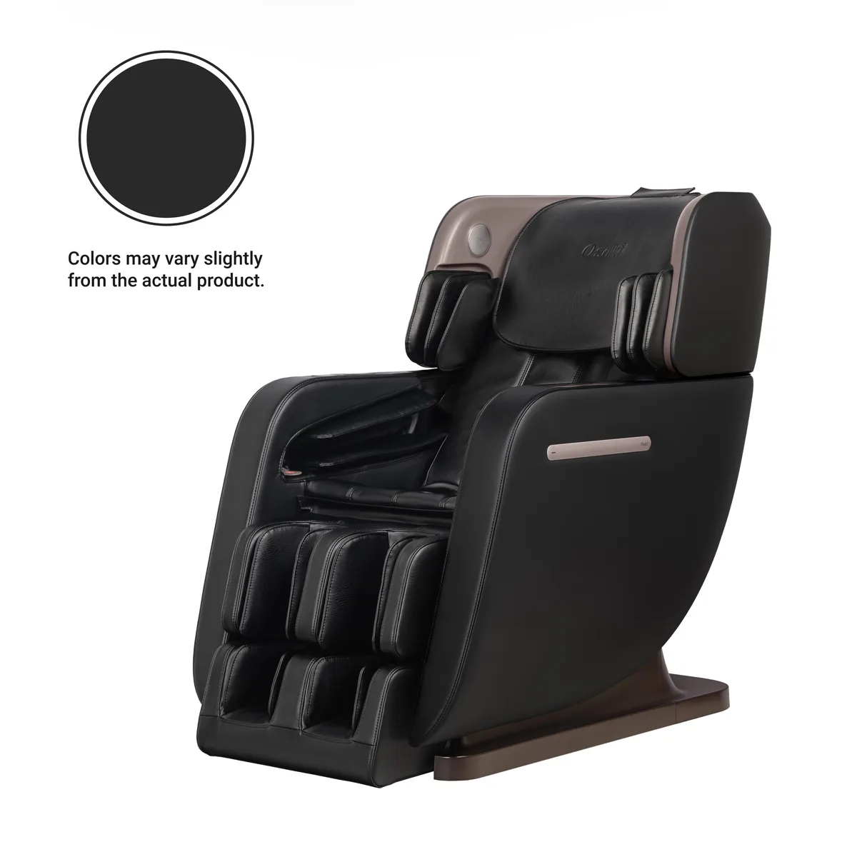 Osaki Signature II recliner, neutral upholstery, sleek profile