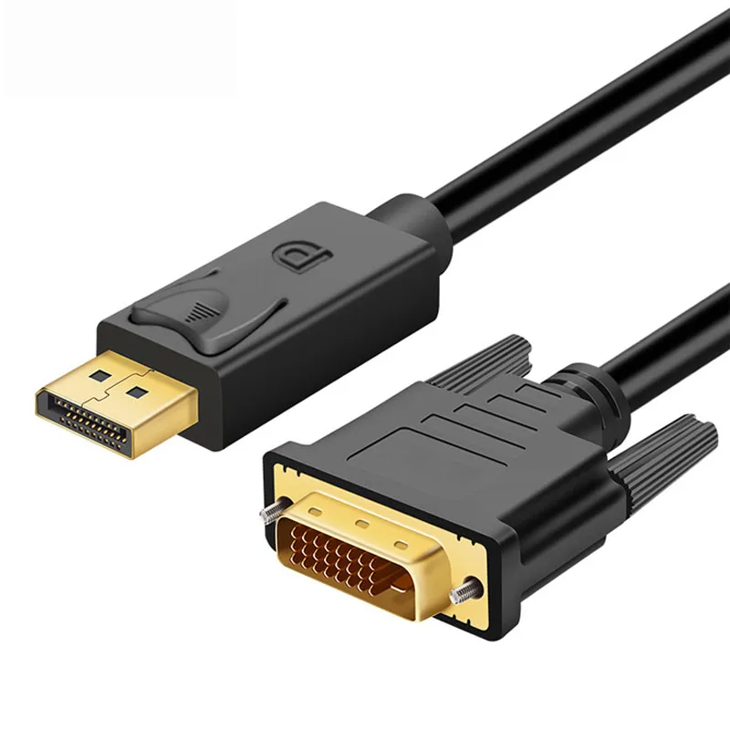 HANNORD HANNORD DisplayPort 1.2 to DVI Male Male 6ft Black audio video converter — product photo