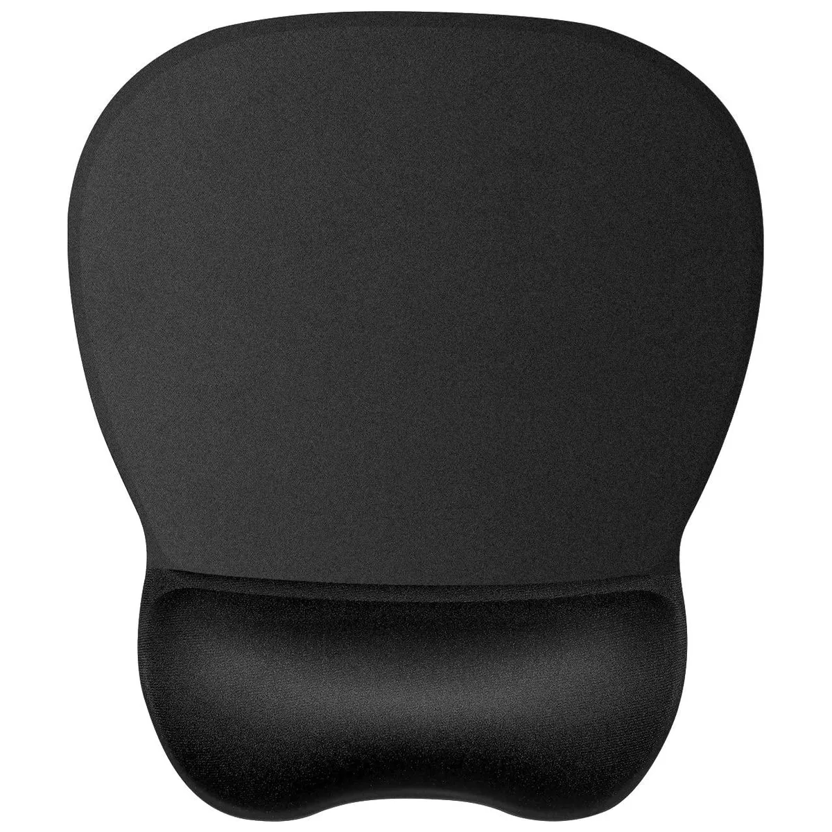 JIKIOU Ergonomic Mouse Pad Gel Wrist Support Black 9.2 x 8.1 in — product photo