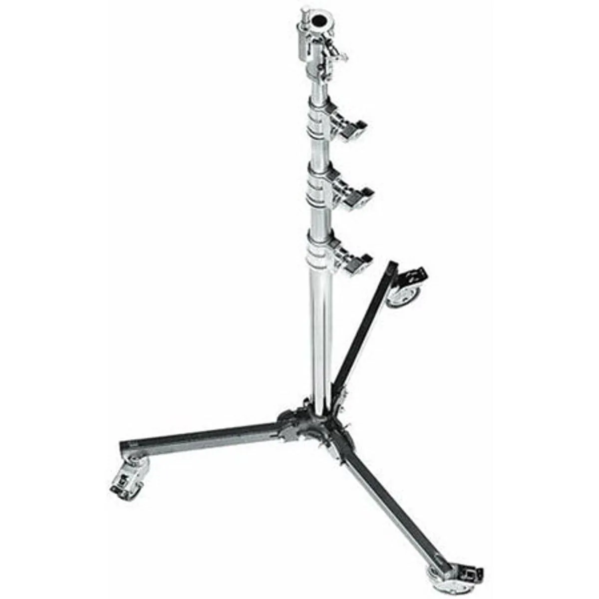 Avenger Avenger 11.15 ft Roller Stand 34 Folding Base 5 Sections 4 Risers Chrome — product photo