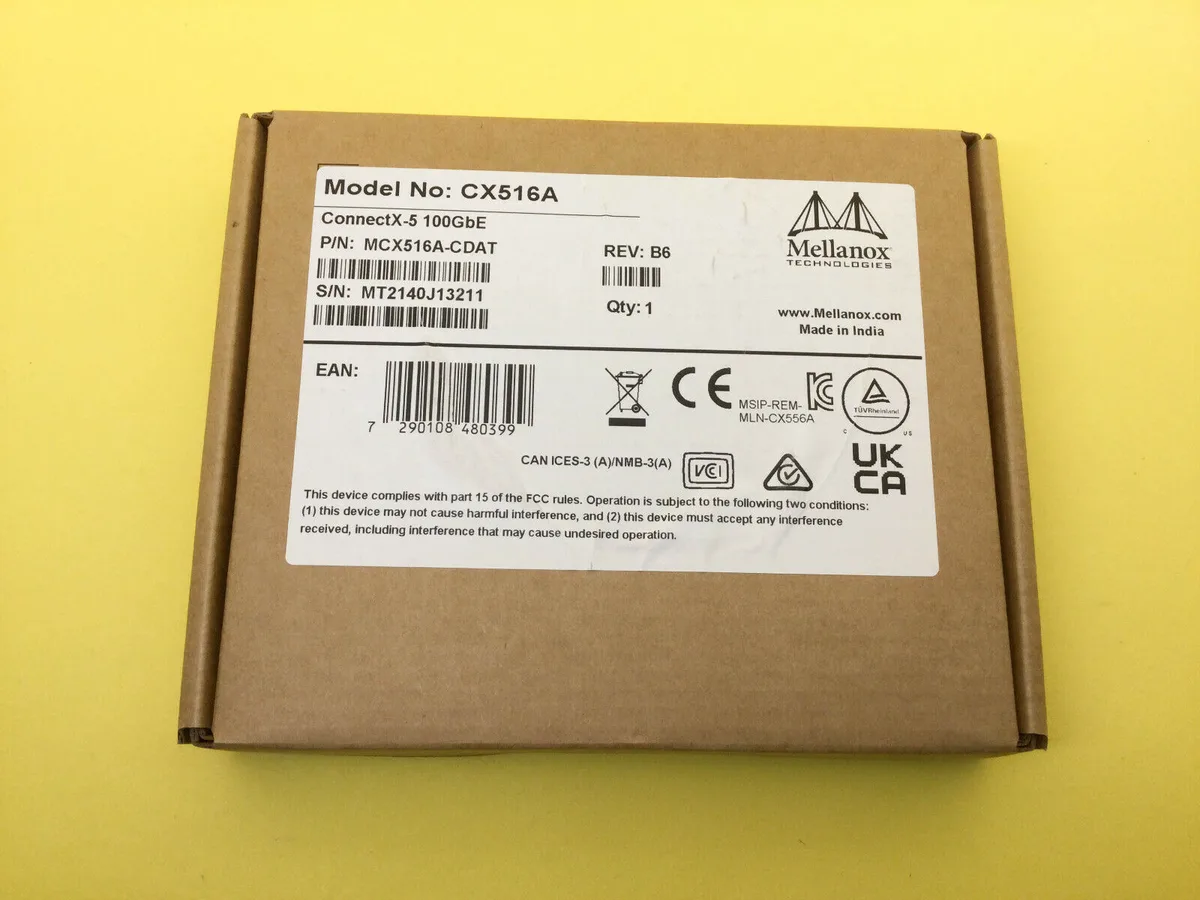 Mellanox Technologies Mellanox Technologies CX516A 2-Port 100 Gbps QSFP28 PCIe Network Adapter — product photo