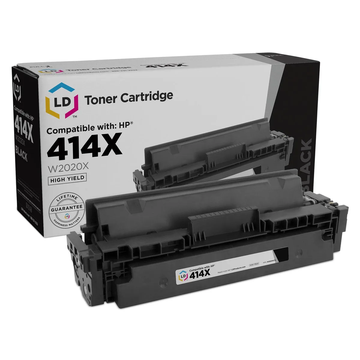 LD Products LD Products Compatible Toner Cartridge HP 414X W2020X High Yield Black 7500 Pages — product photo