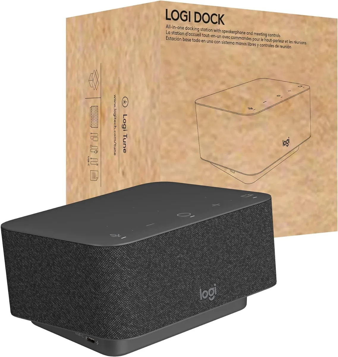 Logitech Logitech Logi Dock USB-C Speakerphone Docking Station Graphite 986-000025 — product photo