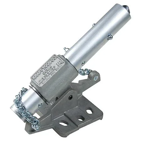 Aluminium tilting bull float bracket with six mounting holes