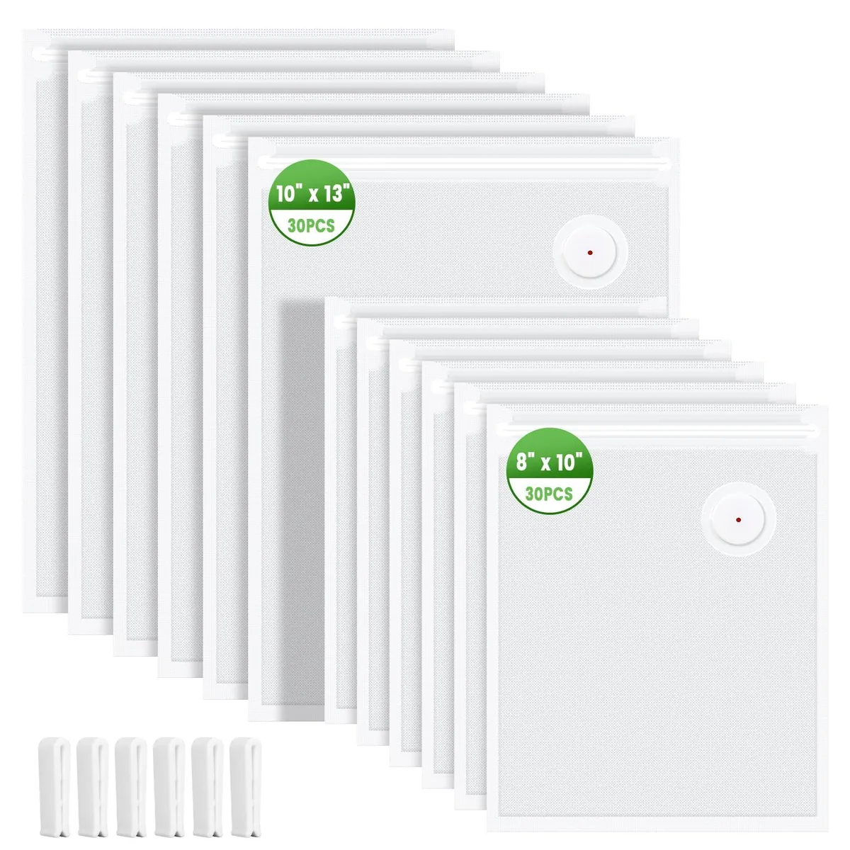  ANZKTOS Vacuum Sealer Bags 60 Pack BPA-Free — product photo