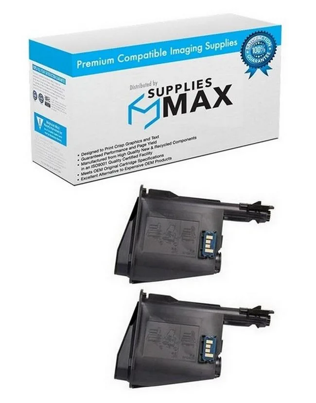 SuppliesMax SuppliesMax Compatible Toner Cartridge 2-Pack Black 2500 Pages for Kyocera FS-1040/1040D/1040DN TK-1112 — product photo