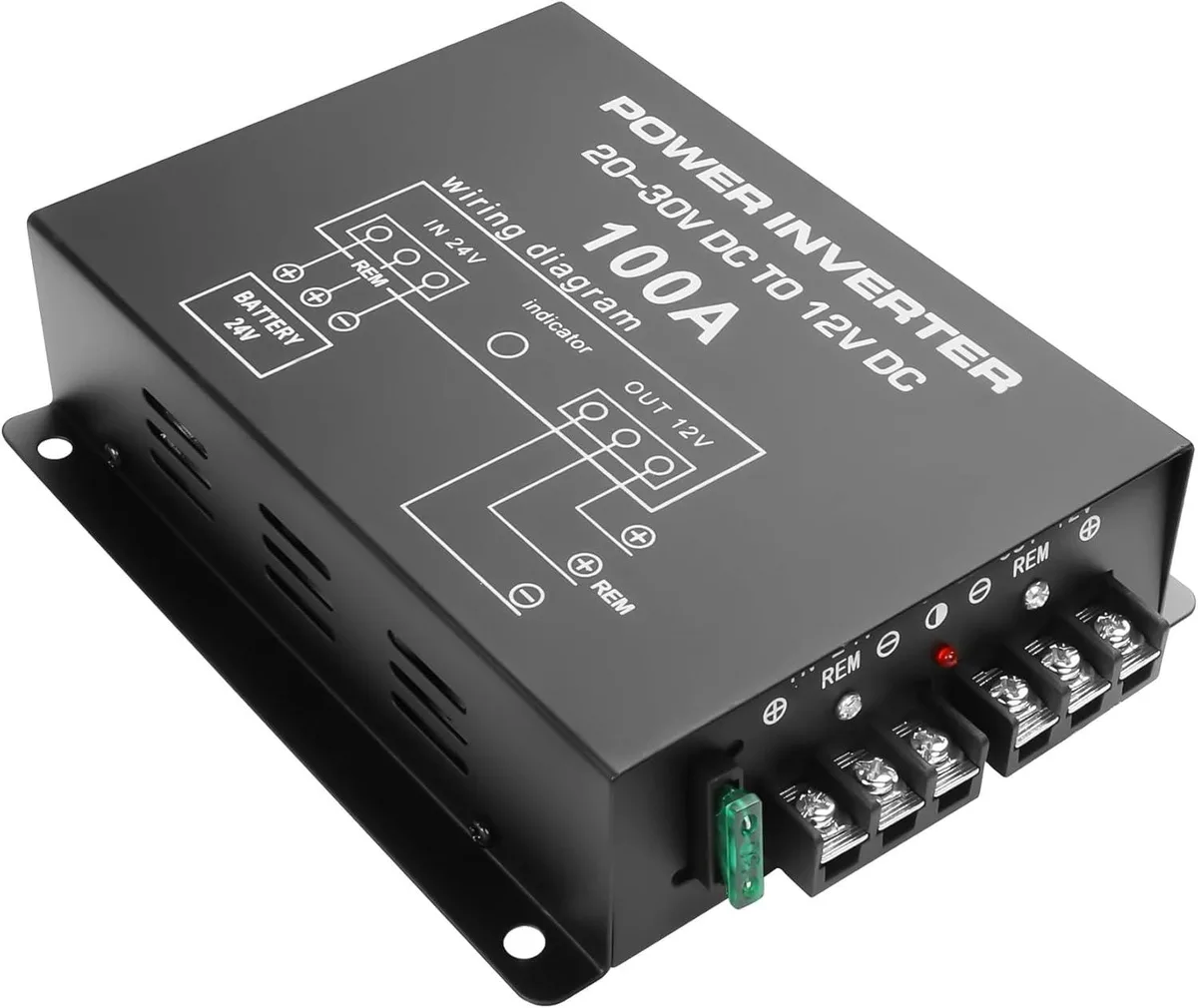 Misskit Misskit DC 24V to 12V Step-Down Converter 100A 1200W — product photo