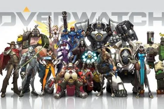 Unframed Overwatch gaming poster print, 36 by 24 inches, on heavy paper