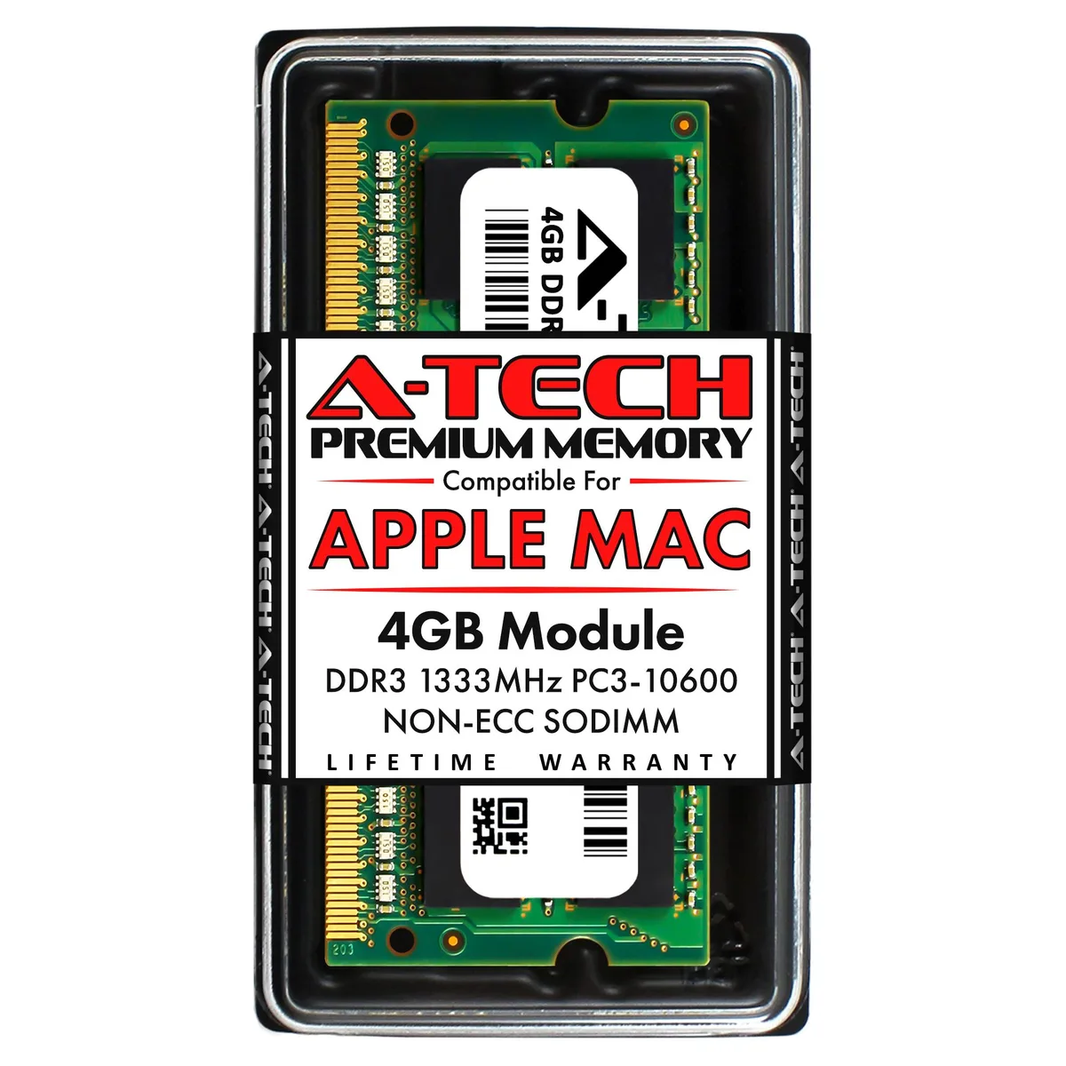 A-Tech A-Tech 4GB DDR3 1333 SODIMM 204-Pin Mac Memory Upgrade — product photo