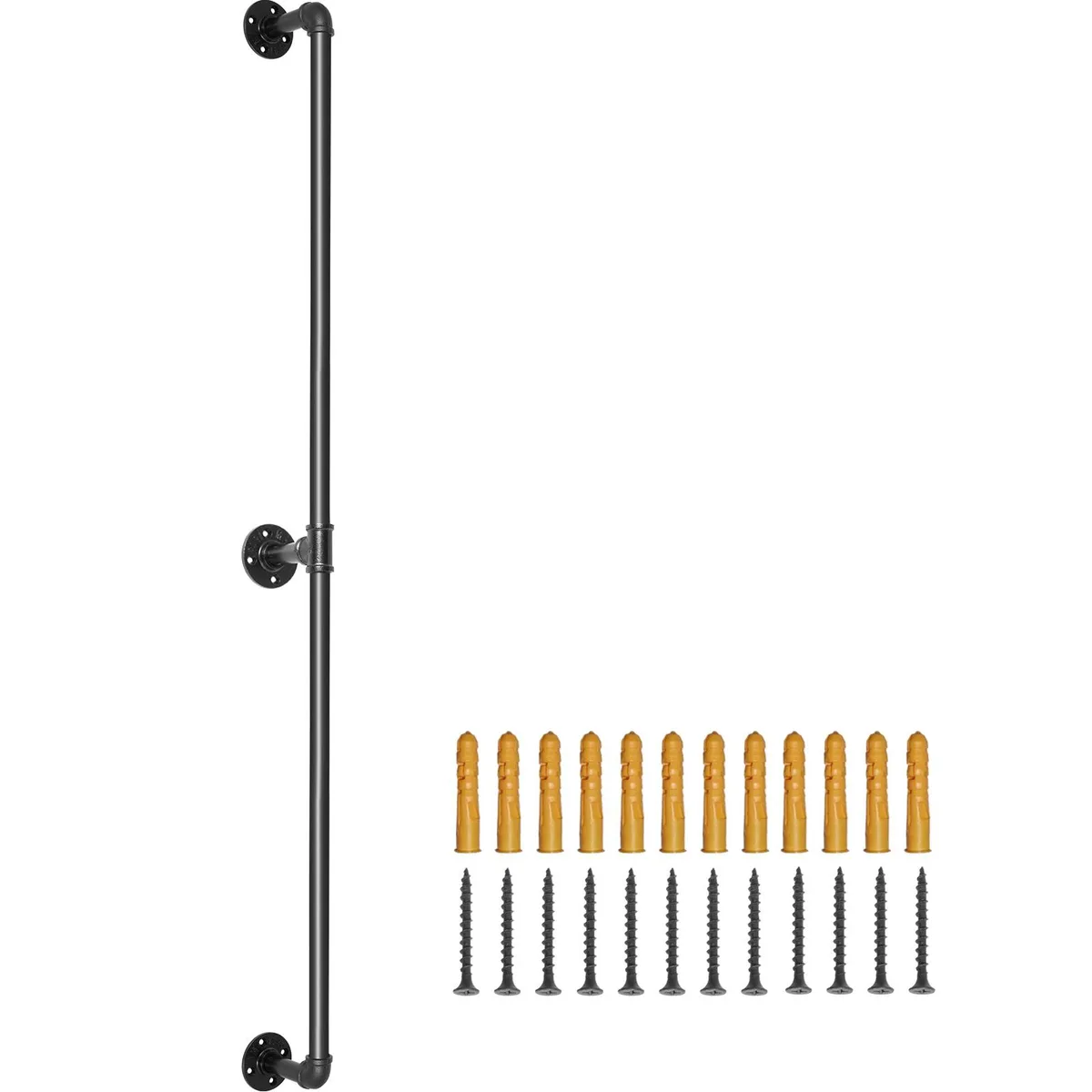 VEVOR VEVOR VV-GYGFS-HS6YC 6FT Carbon Steel Handrail Kit 440lbs 2pcs — product photo