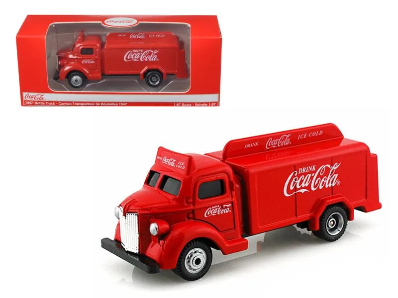 Motor City Classics Motor City Classics 1947 Coca Cola Delivery Bottle Truck Red 1/87 Diecast Model — product photo
