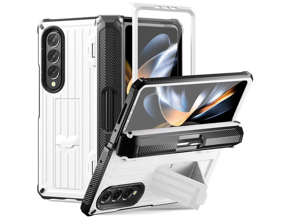 BONAEVER BONAEVER Case for Samsung Galaxy Z Fold 4 2022 5G White — product photo