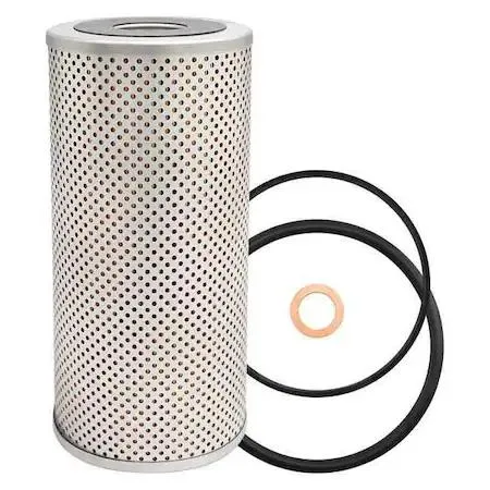 Cylindrical metal transmission filter cartridge with gaskets and end seals