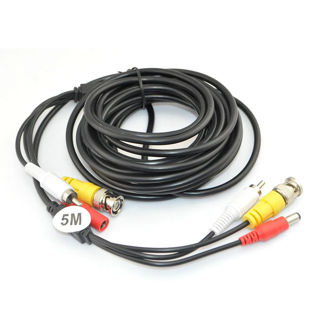 iKKEGOL iKKEGOL 16ft 5M CCTV BNC RCA Power Cable — product photo
