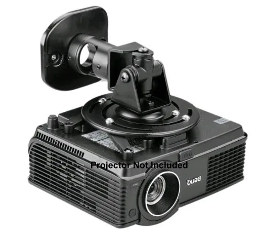 Amer Mounts Amer Mounts AMRP100B universal projector ceiling mount black 30 lb 180° tilt swivel 360° rotate 1.2 kg — product photo