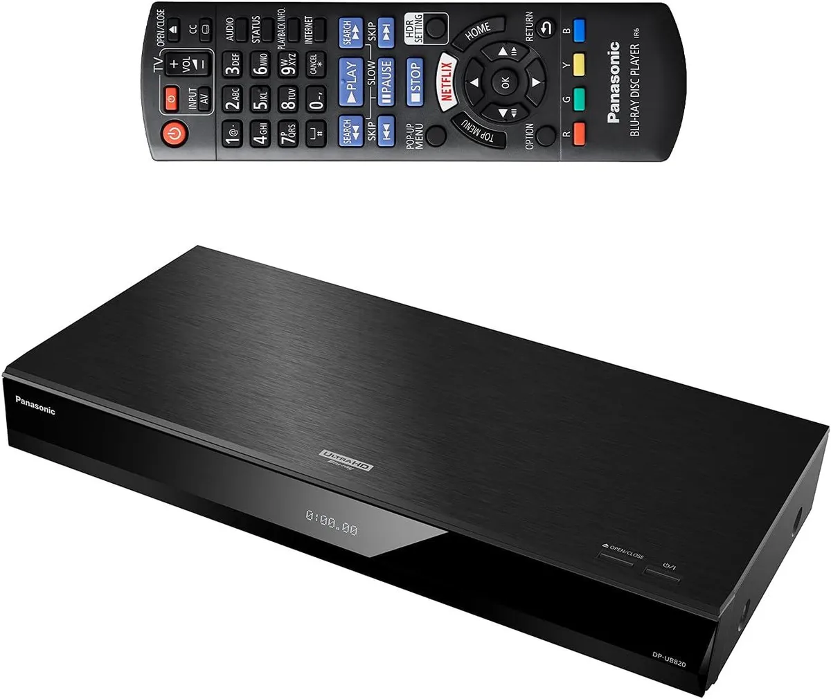 Panasonic Panasonic DP-UB820-K 4K Blu-ray Player (Black) — product photo