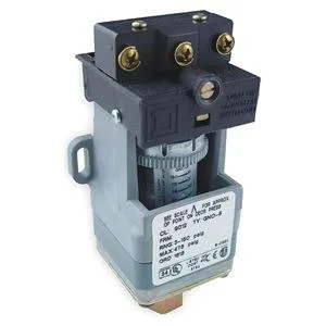 Square D 9012G pressure switch, open diaphragm housing, grey industrial finish