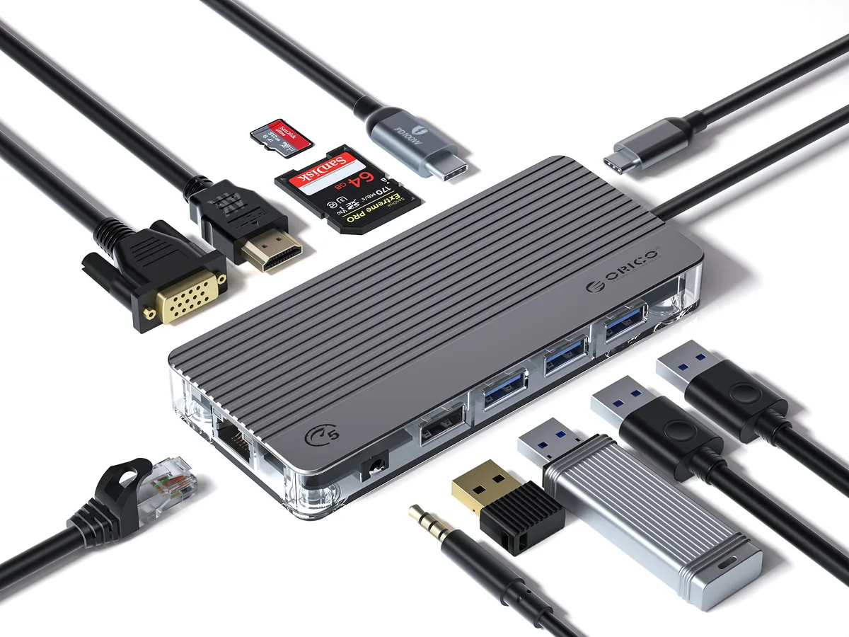 Orico Orico ORICO-WB-11P-V1-CR 11-in-1 Type-C Docking Station — product photo
