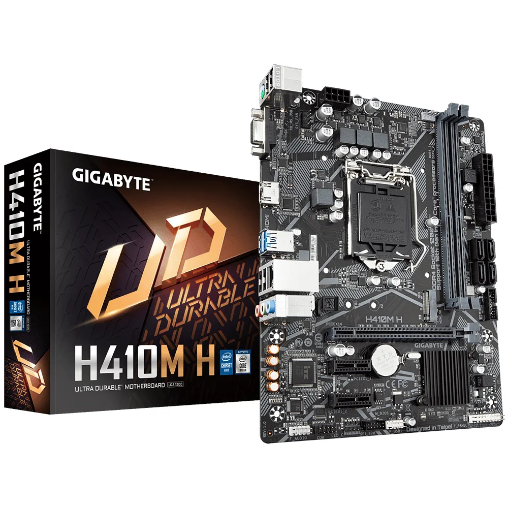 GIGABYTE GIGABYTE H410M H Ultra Durable Intel motherboard — product photo
