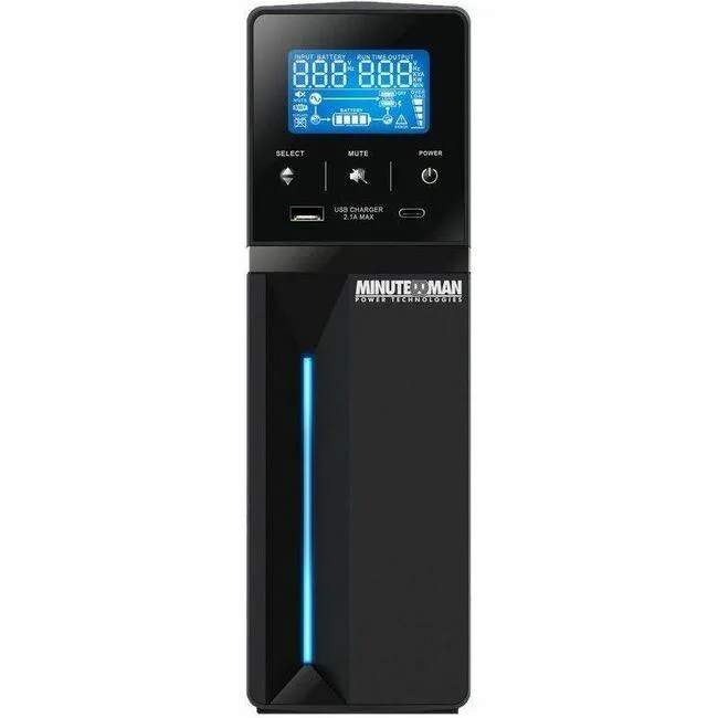 MINUTEMAN MINUTEMAN ETR1500LGU UPS 1440VA 900W 120V 10 Outlets — product photo