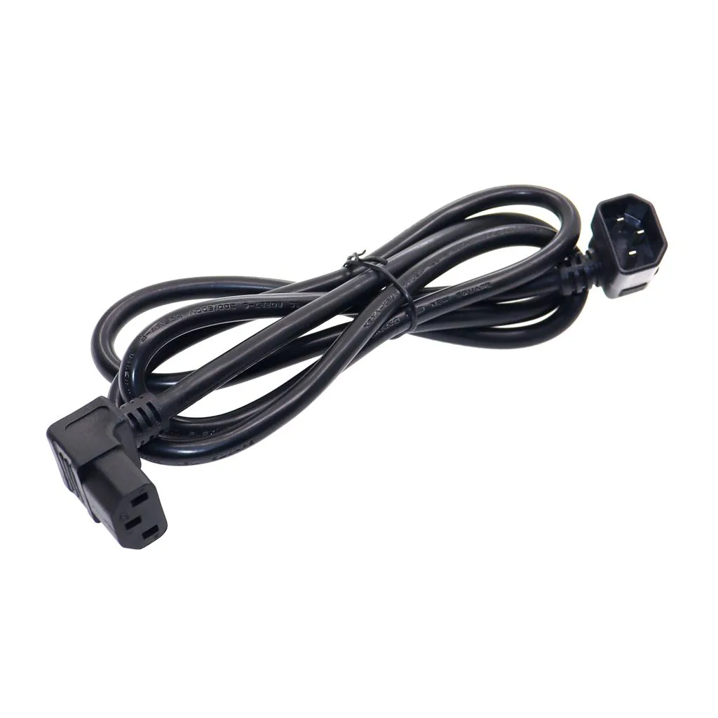 TeKit TeKit 90 Degree C14 to C13 Power Extension Cord 0.6m — product photo