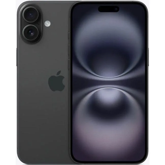 Apple Apple iPhone 16 Plus 128GB Black cell phones - unlocked — product photo