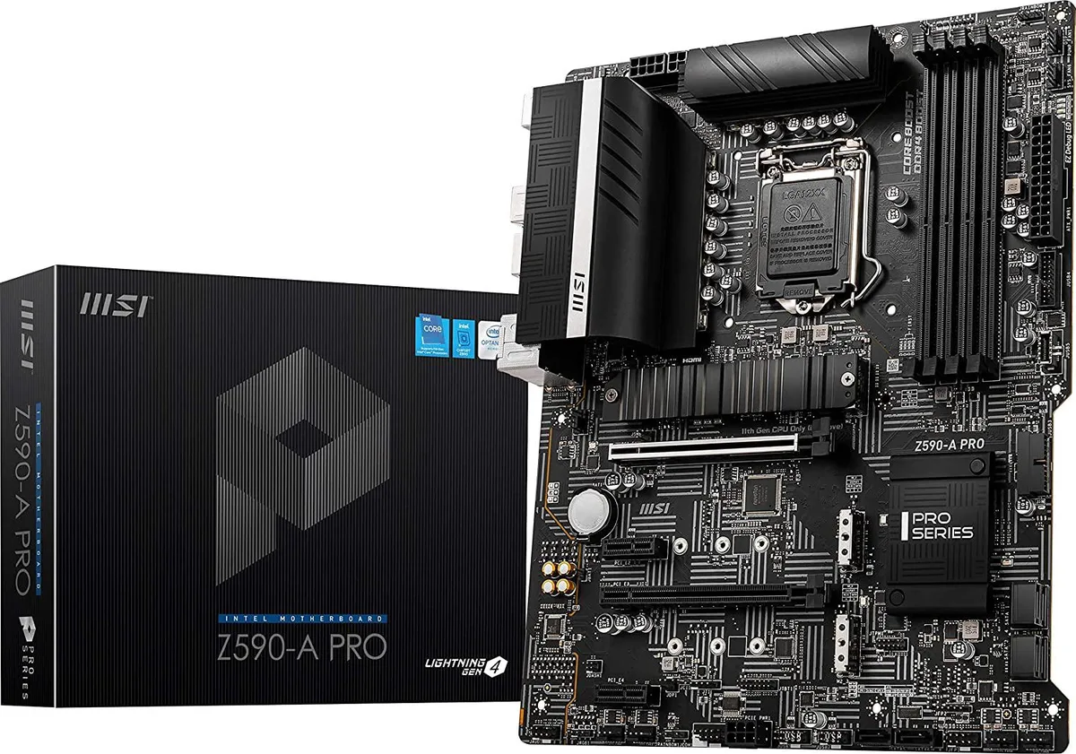 MSI MSI Z590-A PRO LGA 1200 ATX Intel motherboard — product photo