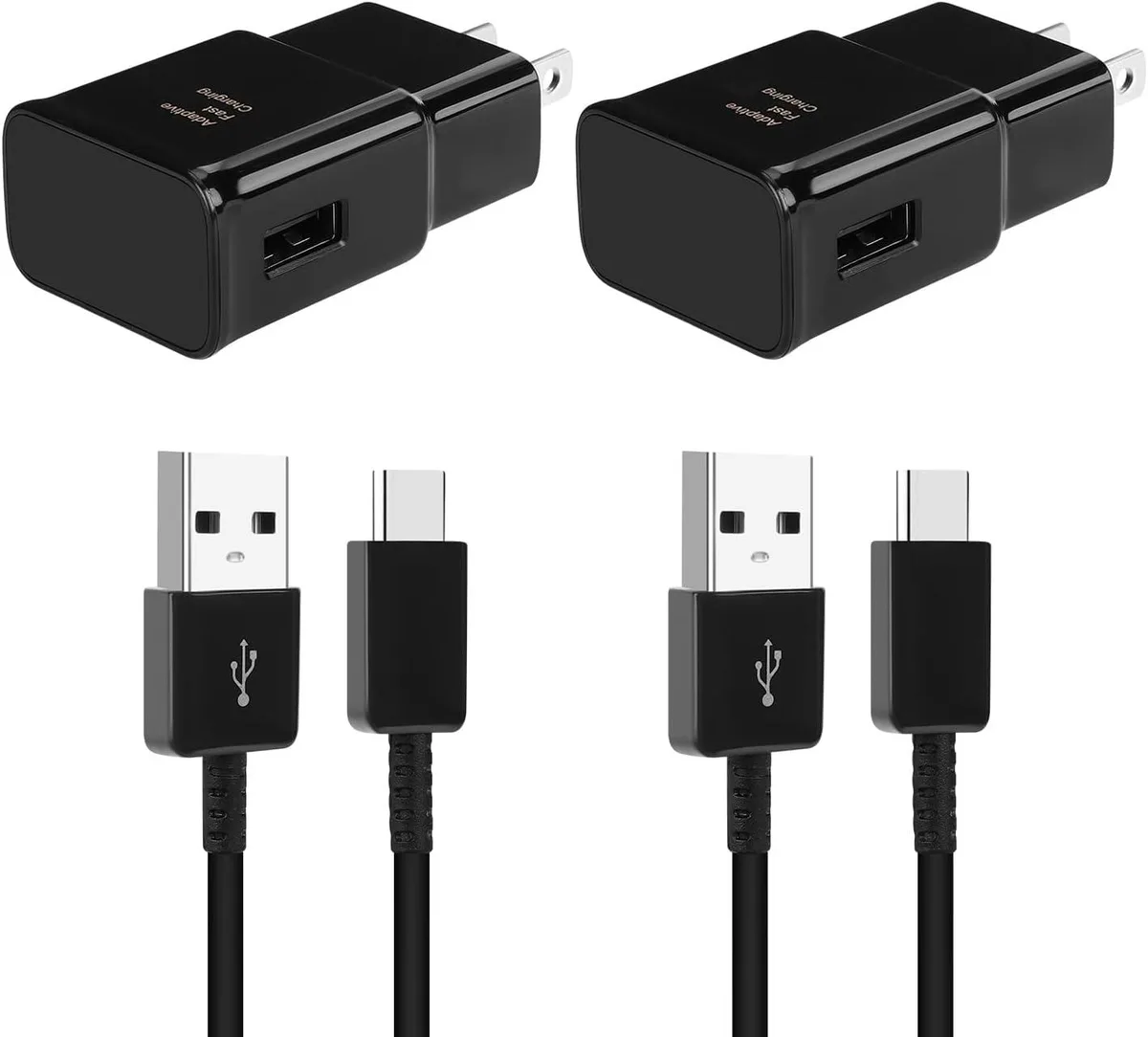 ONITOON ONITOON 15W Wall Charger 6.6ft Type C Cable 2-Pack — product photo