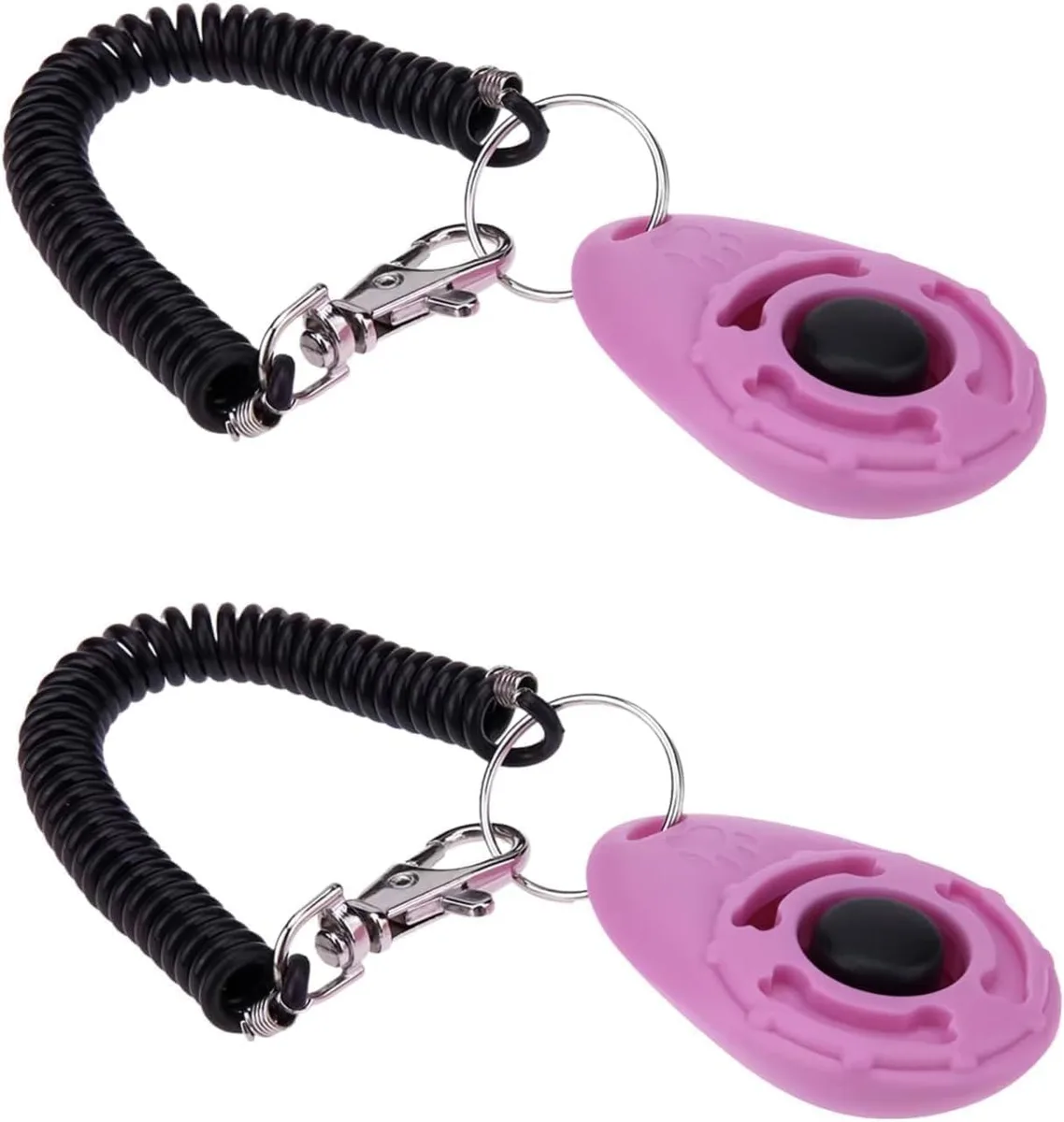  HODASHI Dog Training Clicker 2-Pack Pink 3.1 x 9.1 x 10.2 in — product photo