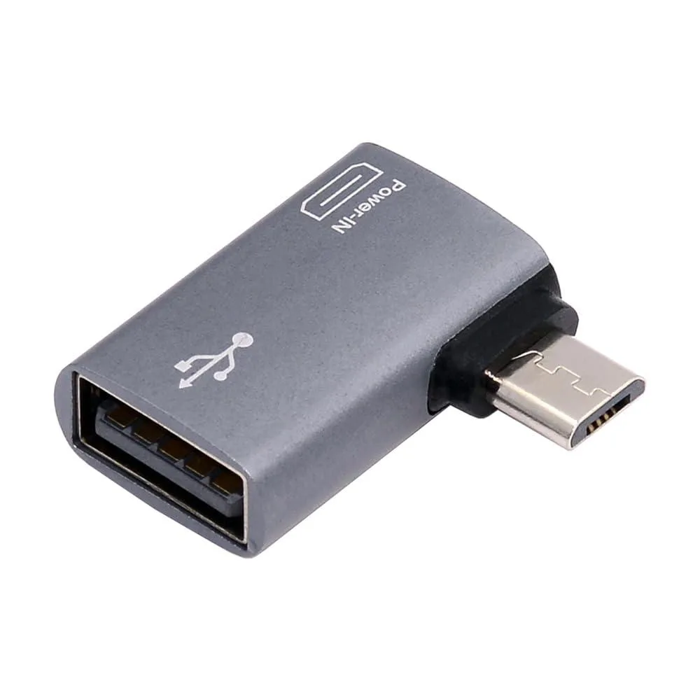 Fervit Fervit Micro USB 2.0 OTG Adapter 90° with Power Port — product photo
