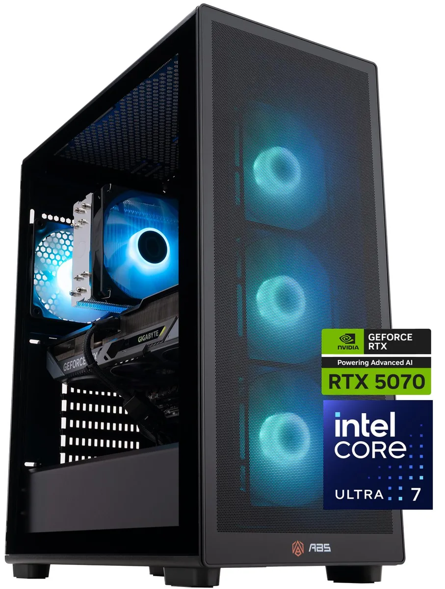 ABS ABS SA265KF50703 Gaming PC Core Ultra 7 265KF RTX 5070 32GB 2TB — product photo