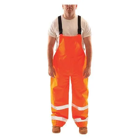 TINGLEY RUBBER CORP. TINGLEY RUBBER CORP. O24129 Hi-Visibility Rain Bib Overall 5XL Orange/Red 33 in inseam — product photo