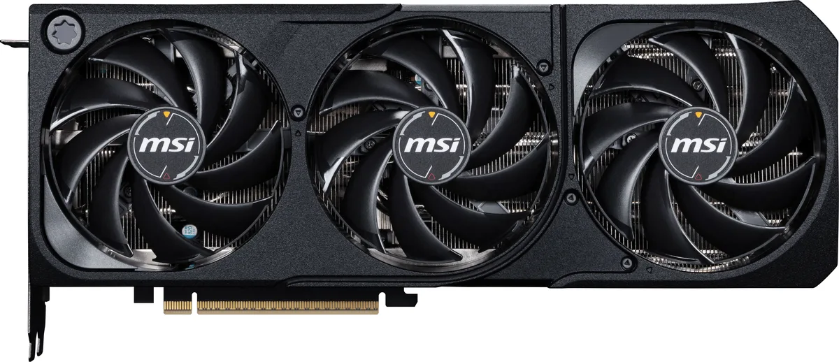 MSI MSI RTX 5070 TI 16G SHADOW 3X OC 16GB 256-Bit GDDR7 2482 MHz graphics card — product photo