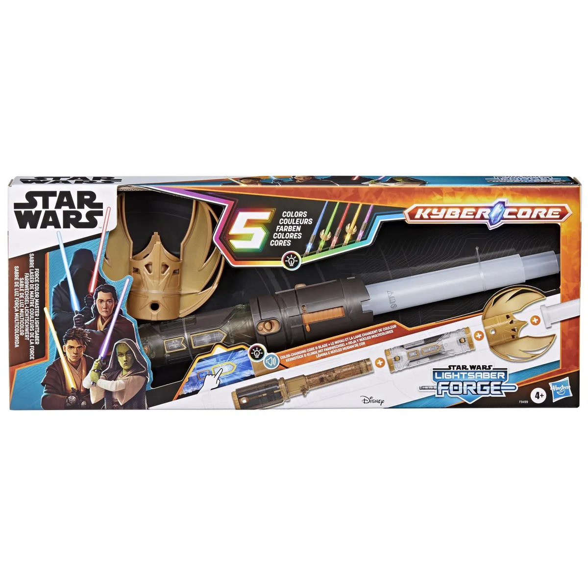 Hasbro Gaming Hasbro Gaming Star Wars Lightsaber Forge Force Color Master Lightsaber Colour-Changing Electronic 9499 — product photo