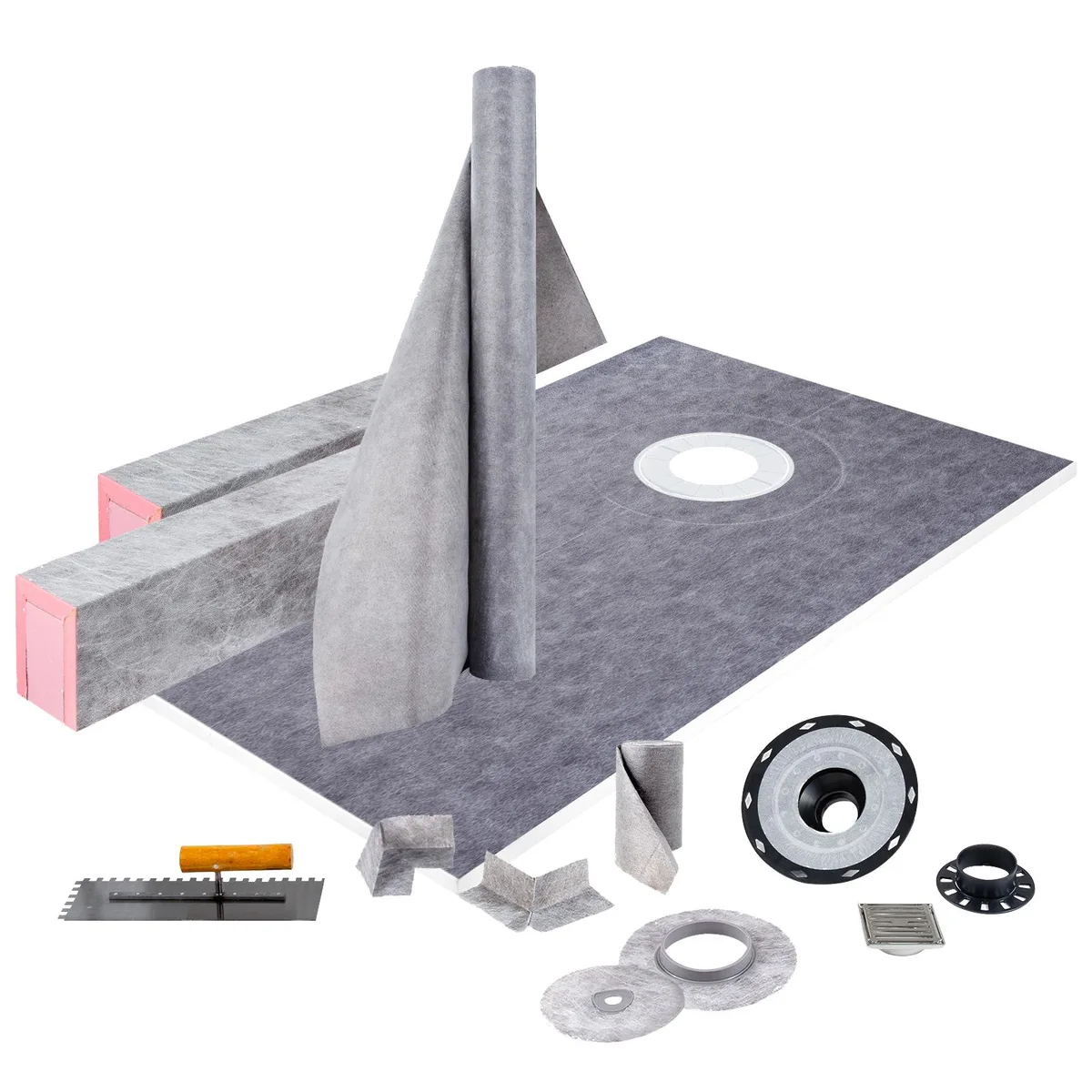 VEVOR VEVOR VV-LYDZ-ABS3860P Shower Curb Kit 38x60 in — product photo