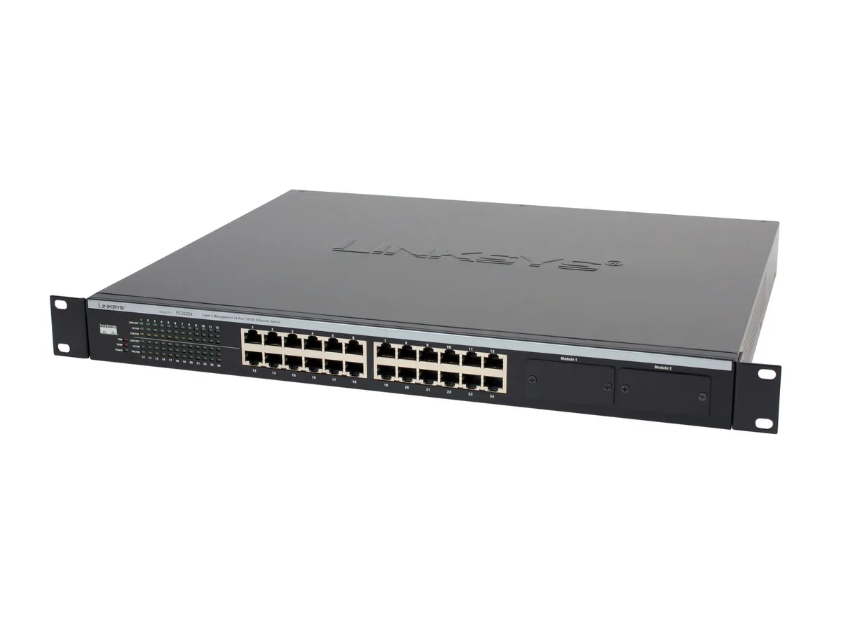 Linksys Linksys PC22224 ProConnect II 2224 24-port 10/100 network switch — product photo