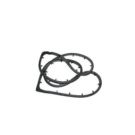 Transparent grip labeled D3028 for 1968-1986 Jeep liftgate window seal