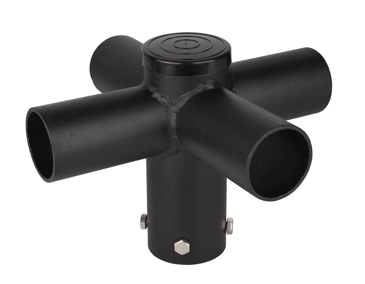 J&amp;H LED J&amp;H LED 9 in. 90-Degree Quad Spoke Mounting Bracket Tenon Adapter — product photo
